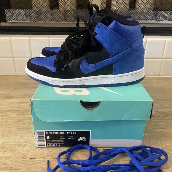 Nike Men’s SB Dunk High Pro Jpack 2014 With Box And Laces Size 9 Great Condition - Picture 1 of 11